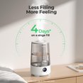 thumbnail image 4 of Homvana Humidificadores para recámara y hogar, 3.6 L Cool Mist parte superior-Fill 34H Super Long Time, Silencioso 23dB, Humidificador de bebé, Difusor de aceite para habitación grande, plantas, 4 of 5