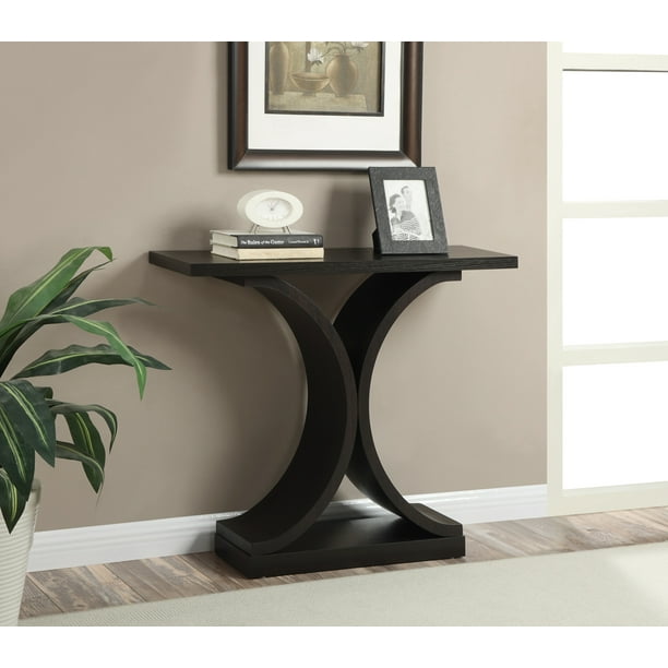 Convenience Concepts Newport Infinity Console Table Espresso Com Convenience Concepts Newport Infinity, Convenience Concepts Newport Bistro Console Tables