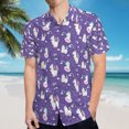 thumbnail image 5 of High Quality Hawaiian Shirts for Men Short Sleeve Aloha Beach Shirt Floral Summer Casual Button Down Shirts Blouses V3R3B4, 5 of 7