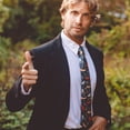 thumbnail image 4 of Cat Dad Necktie Funny Neckties for Men Nerdy Cat Tie Mens Novelty Neckties, 4 of 9