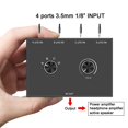 thumbnail image 4 of Auriculares estéreo Audio Switcher Y.D.F con altavoz de 4 vías y 3,5 mm, 4 of 7