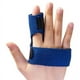 thumbnail image 1 of Férula de dedo con 2 gatillos, férula de dedo ajustable para dedo deformado y nudillo de dedo fracturado roto, para aliviar el bloqueo, el clic, la flexión y la rigidez de los dedos. oso de fresa Electrónica, 1 of 5
