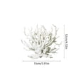 thumbnail image 3 of Artificial Corals for Aquarium Decoration, Lifelike Plastic Reef Ornaments for Freshwater and Saltwater Aquascaping, Small Fish Shrimp Turtle Hideout Cave for Setup, 4.72" x 5.91", KTFgvq, 3 of 6