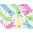 thumbnail image 6 of Colorful Dots Cute Bunny Watercolor Rabbits Easter Placemats Set of 8 Table Mats for Masquerade Party Home Kitchen Dining Table Decorations 12x18 Inch, 6 of 6