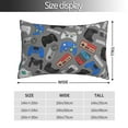 thumbnail image 4 of Kll Video Game Pillow Covers Envelope Closure,Super Soft And Cozy Fuzzy Fleece Pillow Case Cover 16"X24", 4 of 9