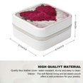 thumbnail image 2 of Pratyus Roses Heart Romanticism Jewelry Storage Artifacts Box for Necklace Ring Earring, Valentine's Day Gift White, 2 of 5