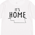 thumbnail image 4 of Inktastic It's Home State of Nebraska Outline Distressed Text Boys or Girls Long Sleeve Toddler T-Shirt, 4 of 5
