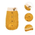 thumbnail image 5 of KAKOWELY 1 suéter de invierno para mascotas, cuello alto, disfraz para perros pequeños, ropa para cachorros, 5 of 5