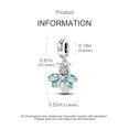 thumbnail image 7 of MULA 925 Sterling Silver Charm for Bracelets Luminous Firefly Dangle Charms Women Jewelry Gift, 7 of 7
