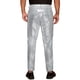 thumbnail image 3 of Pantalones Brillantes INSPIRE CHIC para Hombre, Pantalones de Lentejuelas Rectos para Noche de Discoteca de los 70, Talla 36, Plateado, 3 of 6