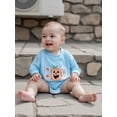 thumbnail image 5 of Newborn Baby Girl Boy Halloween Outfits Pumpkin Embroidery Long Sleeve Oversized Sweatshirt Romper Bodysuit Fall Winter Clothes, 5 of 10