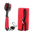 thumbnail image 1 of Cepillo de limpieza de Golf, toalla de Golf para entrenamiento de Golf, carrito de Golf, maderas de Golf Rojo, 1 of 8