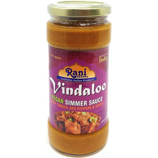 Rani Vindaloo Vegan Simmer Sauce (Spicy Tomato, Red Peppers & Spices