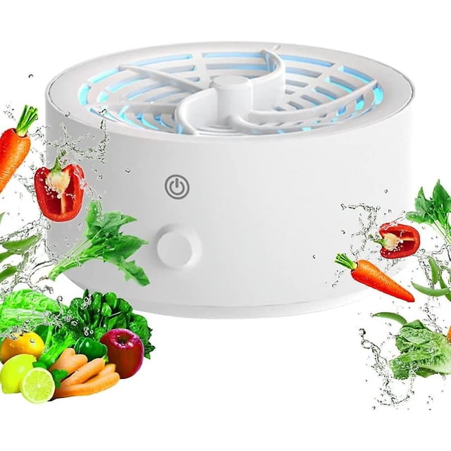 Lavadora de frutas y verduras, purificador de frutas y verduras, máquina de desinfección portátil inalámbrica para el hogar y los viajes, elimina las bacterias