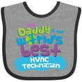 thumbnail image 3 of Inktastic Hvac Technician Daddy Boys or Girls Baby Bib, 3 of 4