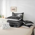 thumbnail image 6 of Manfei Game Console 7-Piece Bedding Comforter Set,Gamer Gaming King Bedding Sets,Gray Black Bed Sheets For Boys,Breathable Bedroom Decorative Reversible, 6 of 8