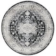 thumbnail image 2 of SAFAVIEH Brentwood Dimas Oriental Area Rug, Black/Gray, 6'7" x 6'7" Round, 2 of 11