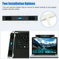 thumbnail image 4 of TSV USB Computer Speakers for Desktop or PC, Mini Clip-on Laptop Sound Bar Stereo Wired PC Speakers for TV Desktop Laptop Tablets Monitor Notebook, 4 of 8