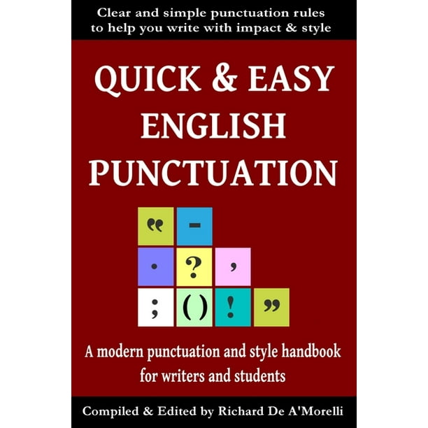 Quick Easy English Punctuation Paperback Walmart Com