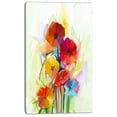 thumbnail image 2 of Fleurs de Gerbera Jaunes et Rouges - Grande Œuvre d'Art sur Toile Florale, 2 of 4