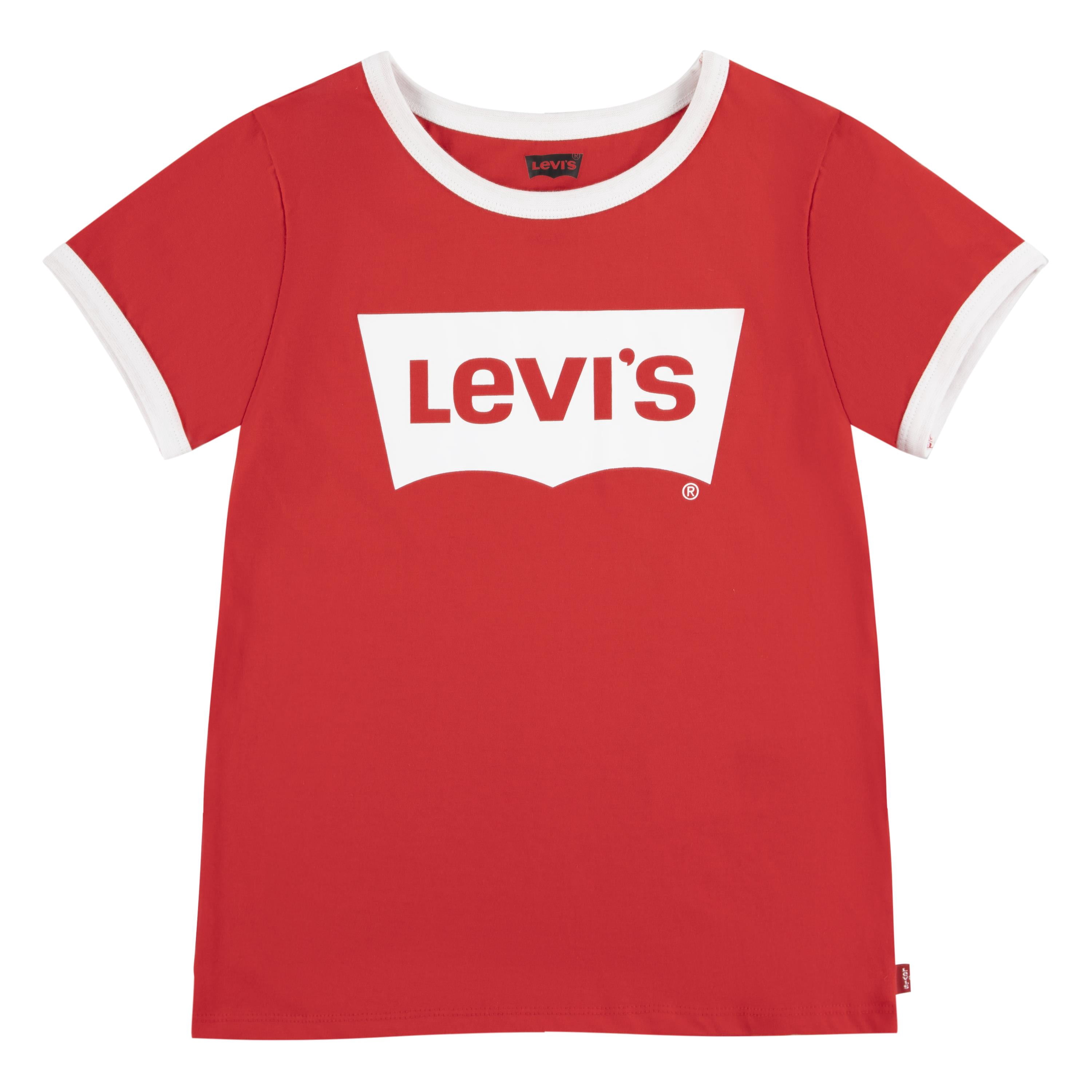 Levi's Girls Short Sleeve Ringer T-Shirt, Sizes 4-16