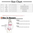 thumbnail image 6 of Jinhomg Women High Waisted Bikini Set Tummy Control V Neck Swimsuits 2025 Trendy Color Block Two Piece Bathing Suit Ladies Cute Swimwear Pink L, 6 of 6