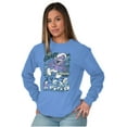 thumbnail image 3 of Purple Smurfs GNAP Manga Cartoon Long Sleeve TShirt Men Women Brisco Brands M, 3 of 6