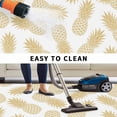 thumbnail image 5 of Pineapple Outdoor Rug for Patio/Deck/Porch, Non-Slip Large Area Rug 4 x 6 Ft, Yellow Summer Tropical Fruit Minimalist Indoor Outdoor Rugs Washable Area Rugs, Reversible Camping Rug Carpet Runner, 5 of 8