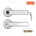 thumbnail image 1 of Serrure de Porte Intelligente Entrée Sans Clé Serrure à Clavier Serrure de Porte avec Poignée, Serrure à Empreinte Digitale avec Contrôle WiFi par Application Tuya, 1 of 6
