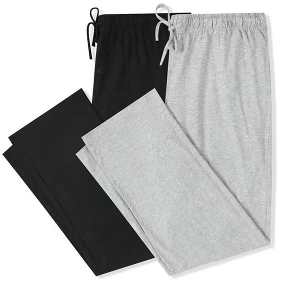 U2SKIIN Pantalon de Pyjama en Coton pour Homme, Bas de Pyjama de Détente Doux et Légers avec Poches