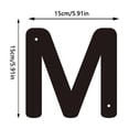 thumbnail image 2 of 3D Iron House Number Letter Sign with Screws for Home Address and Wall Decor, 2 of 5