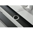 thumbnail image 6 of Linear Shower Drain with Removable Quadrato Pattern Grate, 304 Stainless Shower Drain Included Hair Strainer and Leveling Feet, 6 of 9