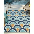 thumbnail image 2 of Outdoor Helena Collection Area Rug Blue - 4'x6', 2 of 5