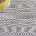 thumbnail image 6 of SAFAVIEH Martha Stewart Salah Geometric Cotton Runner Rug, Anthracite/Light Grey, 2' x 8', 6 of 11