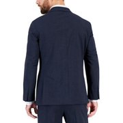 Nautica Men's Modern-Fit Bi-Stretch Fall Suit Jacket Blue Tick 46R B4HP $395