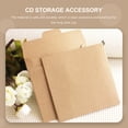thumbnail image 3 of RUNROTOO 25Pcs Kraft Cd Bags Light Brown Sealing Pockets for Household Cd Storage and Portable Use, 3 of 8
