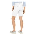 thumbnail image 2 of CHARTER CLUB Womens White Stretch Pocketed Zippered Hook And Bar Closure Bermuda Shorts 14, 2 of 2