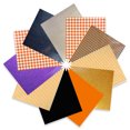 thumbnail image 2 of Vinilo De Transferencia De Calor Para Halloween, 30X25Cm, Bricolaje, Otoño, Naranja, Búfalo, Tela Escocesa, Vinilo Adhesivo Artesanal 11 Hojas Speravity AP007580-02, 2 of 6