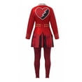 thumbnail image 5 of Red Princess Dress Halloween Cosplay, Rise of Red Halloween Costumes, Long Sleeve Red Outfit for Women, for Cosplay Party Masquerade, S, 5 of 8