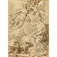 thumbnail image 3 of Francesco Solimena 18x24 Black Modern Framed Museum Art Print Titled - Venus Receiving from Vulcan the Arms of Aeneas (1704), 3 of 5