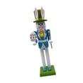 thumbnail image 5 of LeeQinersw Easter Bunny Nutcracker Decor Nutcracker Figure Easter Decoration Ornament for Party Decor Festive Home Shelves Office Light Blue, 5 of 9
