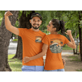 thumbnail image 3 of Chasing the Swell Surf T-Shirt – Pacific Coast Wave Graphic Tee, Vintage Beach Surf Shirt, Front & Back Print Unisex Crewneck, 3 of 4