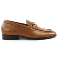 thumbnail image 4 of Men's Dress Shoes Loafer with Gold Buckle Slip On Formal Modern Classic, 4 of 5