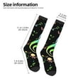 thumbnail image 4 of Fotbe Music Notes print Women's Men's Novelty Crew Socks Cotton Socks Knee High Socks for Walking,Running,Nurses,Pregnancy, 4 of 8