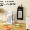 thumbnail image 4 of Vertical Double-Sided Stainless Steel Shredder - Detachable Container, Ergonomic Handle for Veggies, Cheese, 4 of 9