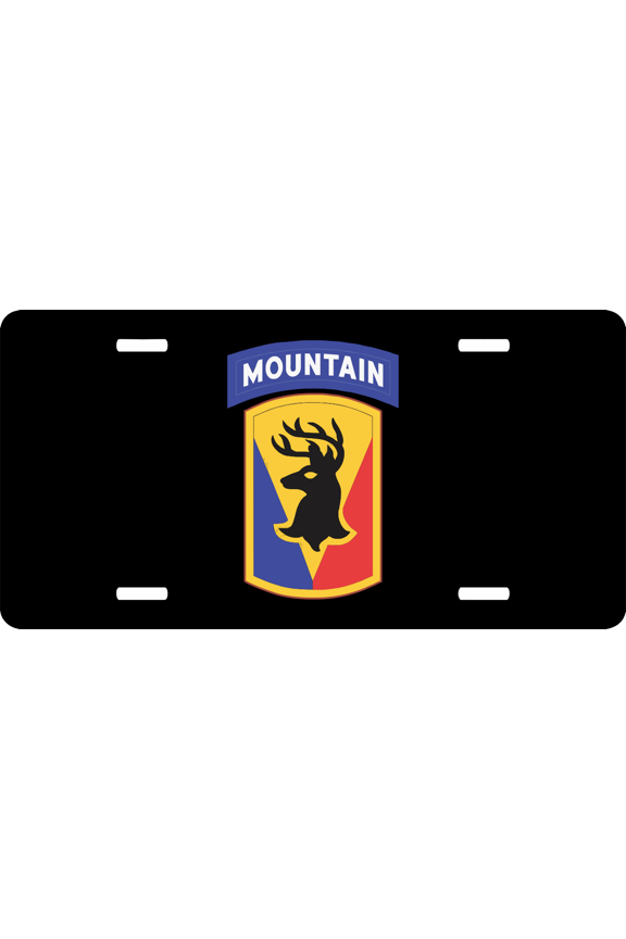 U.S. Army 86th Brigade Combat Team License Plate