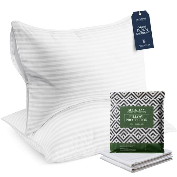 Almohadas y protectores de almohadas Beckham Hotel Collection Queen
