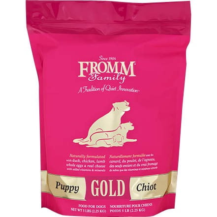 Fromm Puppy Gold Dog Food 5 lb bag (Best Food To Feed Golden Retriever Puppy)