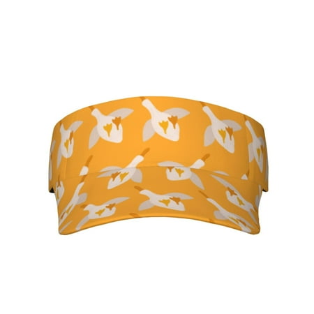 Disketp Flying Ducks Sun Visors For Women Men Unisex Tennis Golf Visor Hat Adjustable Summer Hats Sport Outdoor Visor Hat Uv Protection Cap