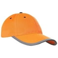 thumbnail image 6 of High Visibility Reflective Baseball Cap Safety Fluorescent Cap for Women Men Orange, 6 of 8